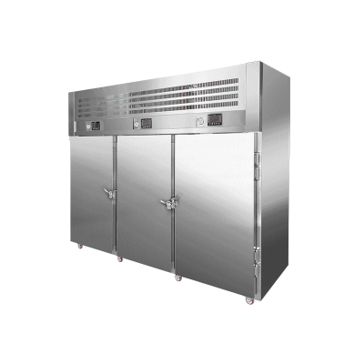 Air blast chilller freezer for food